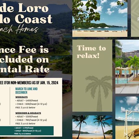 Pico de Loro Hamilo Coast by Beach Homes Nasugbu Exterior foto